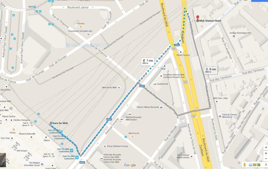 Midi Station Hotel บรัสเซลส์ ภายนอก รูปภาพ